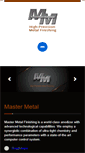 Mobile Screenshot of mastermetal.com